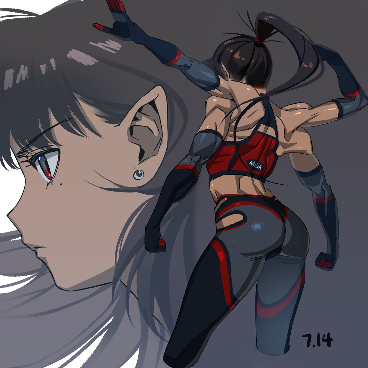 mayagain97's tweet photo. #OC #animeart #celshade #ninja https://t.co/t7vf40SHhF