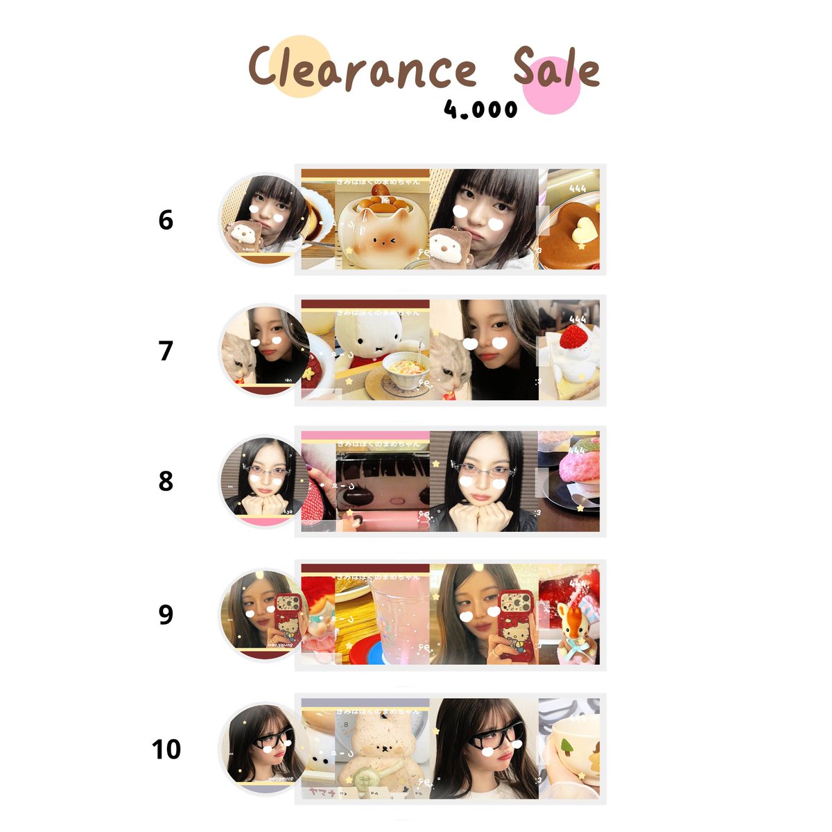 teriakc's tweet photo. help rt pls?

clearance sale 119 layout, serba 4000an yuk‼️ untuk pembelian lebih dari 2, harga satuan berubah jadi 3000an. avail untuk sponsor yaa >< ava png only kkaayyy...

#zonauang https://t.co/O8xaxPTuiA