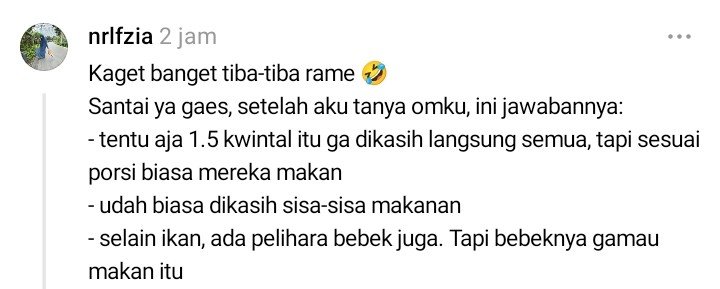 rebukanrain's tweet photo. UJI COBA SUDAH SUKSES DI 2 SPECIMEN:😂🤣
1) Anak sekolah dan ibu hamil (MANUSIA)
2) Ikan di kolam ini (HEWAN)

UJI COBA LEBIH LANJUT KE YANG PUNYA PROGRAM😎😍 https://t.co/FsvLP3KB6z