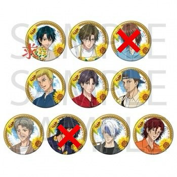 RE_1224s's tweet photo. 【交換】新テニスの王子様 サマバレ キャラコレクション缶バッジ

譲▹跡部 手塚 宍戸 鳳 毛利 越知 橘 

求▹越前＞定価+送料

アニメイトオンラインにて予約済み。

郵送交換  交換優先

検索からお気軽にお声がけください。
フォロワー数が少ないですがお取引の経験有り https://t.co/OLF7KOGCfB