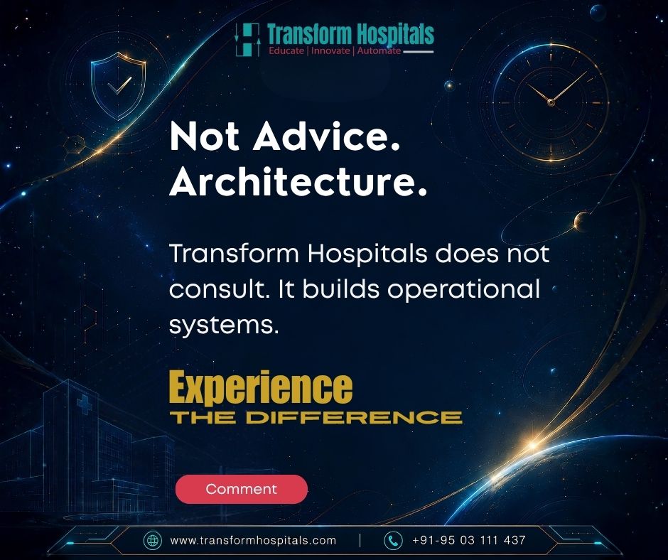 Transform_Hosp's tweet photo. A consultant gives advice. A partner stays until it works.
That’s the Transform Hospitals difference.

📞 +91 99624 16077 | +91 75075 05318

#TransformHospitals #HospitalTransformation #HealthcareConsulting #OperationalExcellence https://t.co/kzwBHgVNSN