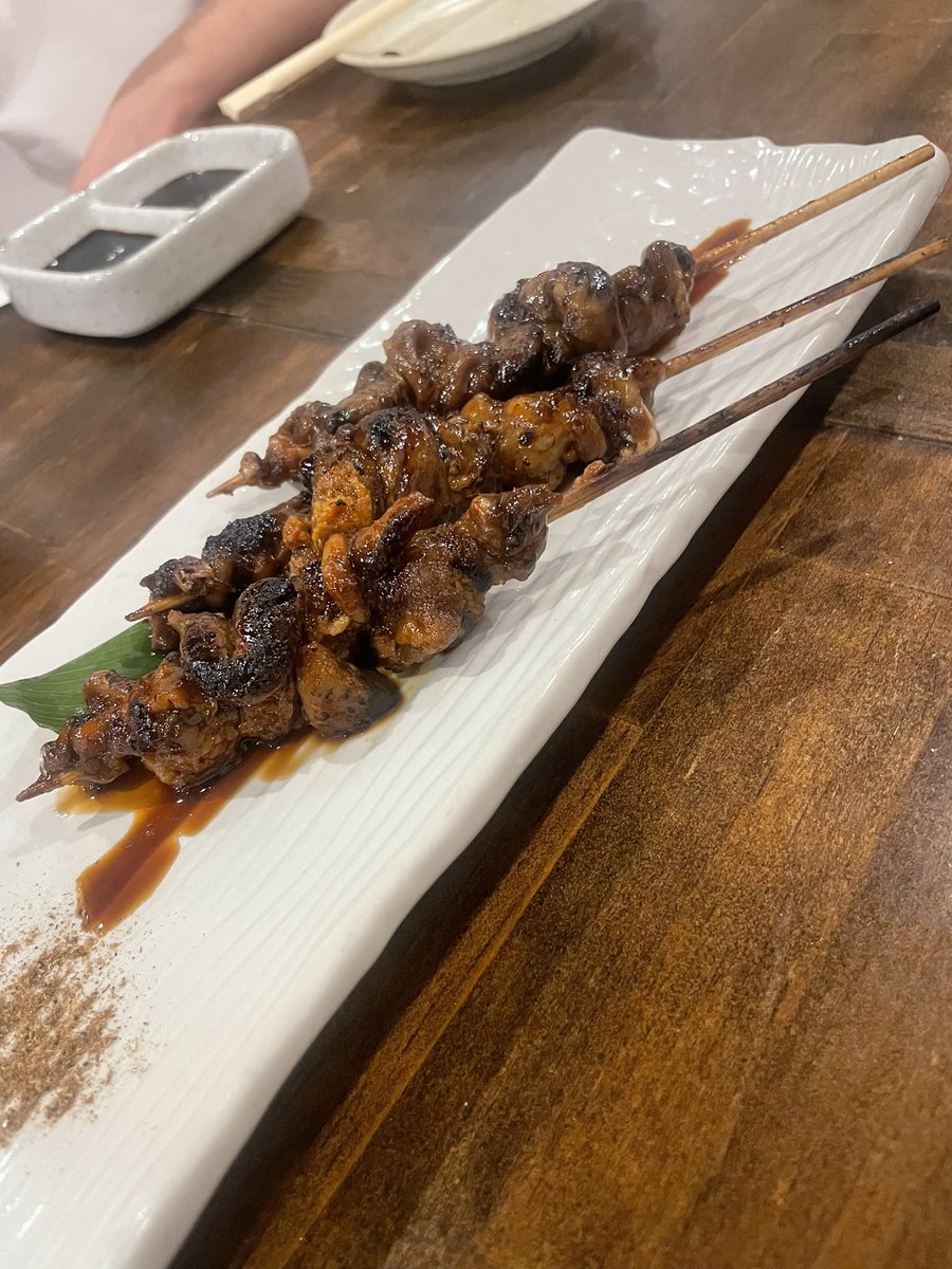 kouBBB's tweet photo. うなぎの肝！初めて焼き鳥で食べたけどうまかった〜！！！ https://t.co/taEnm2HIsi