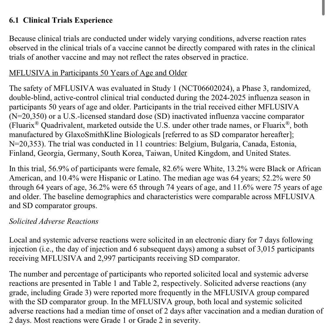drshannonkroner's tweet photo. MFLUSIVA (mRNA influenza vaccine 💉
For the new people here: SAE is a Serious Adverse Event. 
This is part of the new Moderna mRNA flu vax study. 
❓What did they compare the mRNA vax to in the study❓
Moderna mRNA quadrivalent influenza vaccine was compared to Fluzone High-Dose Quadrivalent (manufactured by Sanofi Pasteur Inc.)
Results: BOTH EQUALLY SUCK!
SAE results (exactly as cited):
•  mRNA vaccine group (Moderna): 2.7% (41/1,502)
•  HD comparator group (Fluzone): 2.6% (38/1,489)
•  No SAEs were considered causally related to the Moderna mRNA vaccine. *(Nothing related to Moderna mRNA because THEY BOTH CAUSE AN EQUAL AMOUNT OF SAE’s)
•  No notable patterns or numerical imbalances between groups suggested a causal relationship. 
Bottom line: DONT GET THE FLU SHOT. The risk outweighs the rewards! Even if you don’t have a reaction - you’ll likely get the flu from a weakened immune system following the shot anyway!