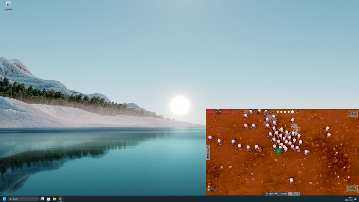 chrishermanndev's tweet photo. @IndieGameLover Happy #ScreenshotSaturday

HordeFall is a incremental bullet heaven that sits right in the corner of your screen. Fight thousands of enemies while you work or browse. https://t.co/Gq3SJe9KfS