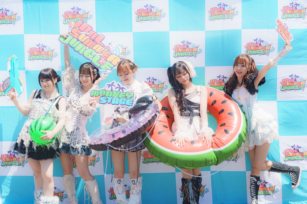 samajan_idol's tweet photo. 【 IDOL SUMMER JUNGLE 2026 DAY2 】

MONKEY STAGE🐒
ご出演ありがとうございました！❤︎

MADOROMI -マドロミ-さん@MADOROMI_IDOL 
YOLOZさん@YOLOZ_info 
SITUASIONさん@SITUASION_INFO 
最終未来少女さん@SMS__Press 

#サマジャン2026 https://t.co/m4Vd3Nqtat