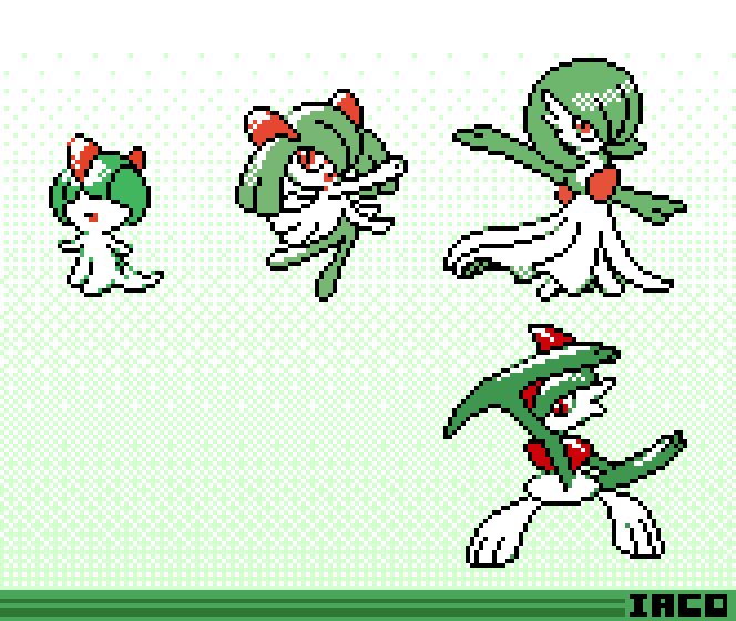 iacopixels's tweet photo. Gardevoir line! https://t.co/xSltlfsKUE