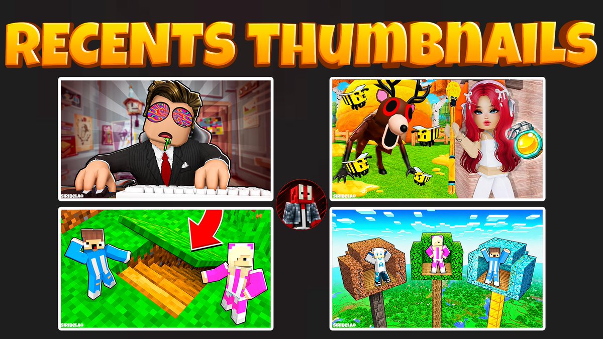 Obartzz_'s tweet photo. Recent Minecraft and Roblox Thumbnails 👨‍🎨   

Open for new offers! 📷

#thumbnails #robloxthumbnails https://t.co/TO6PdapUEK