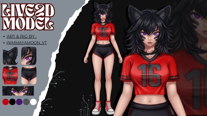 ImMaya_vt's tweet photo. Model for @daisey_hageshi 💜    

All Art &amp; Rigging done by me 
Thank you for the wonderful commission! DMs open for custom model inquiries!  

#Live2DCommissions #VTuber #VTuberEN #VArtist https://t.co/9GrQXOrkAF