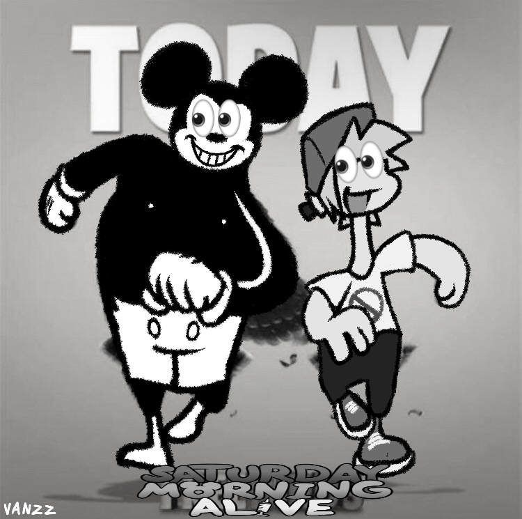 Da_ArtistFunkin's tweet photo. TODAY @PeGoBoY_ @nicknic217342 #sns #sundaynightsuicde #sma #mickey #creepypasta #mouseavi #evil https://t.co/DV2vFOGjuZ