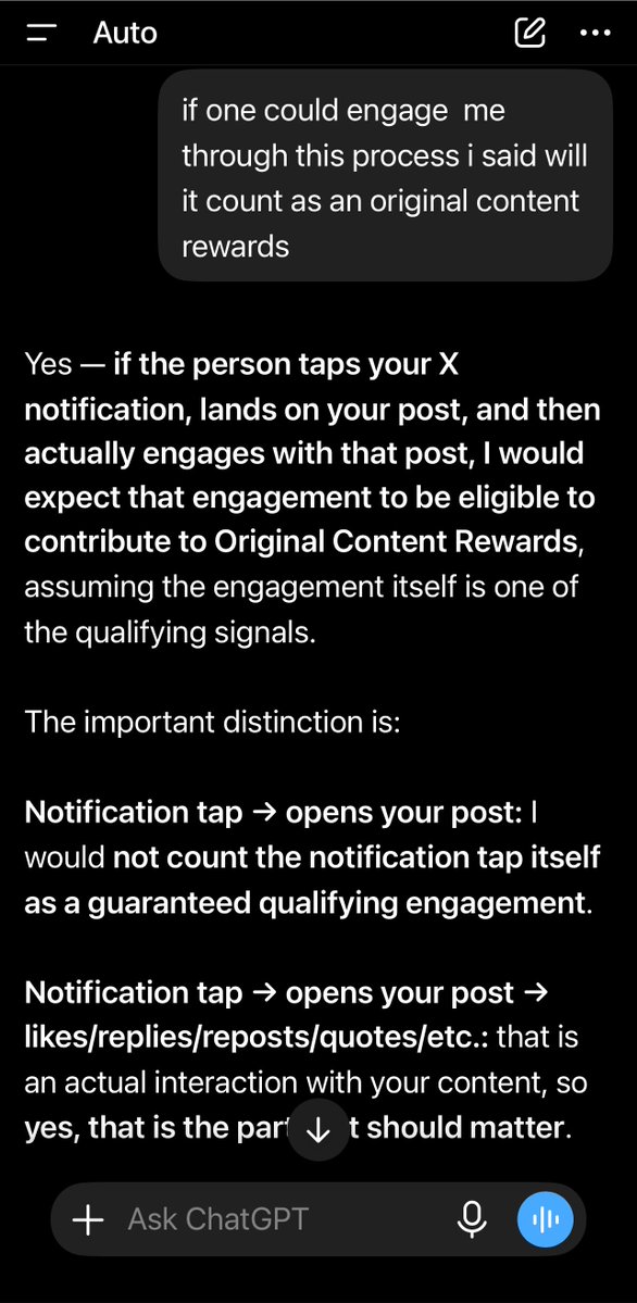 Burhss's tweet photo. “what if” you engage me when you get my post notifications on your lock or home screen, click on it and you get to the timeline with my tweet you clicked on your lock or home screen notification. you engage with my tweet that way
i think that would count? i guess ?? just an idea https://t.co/2lrAQ4obPX