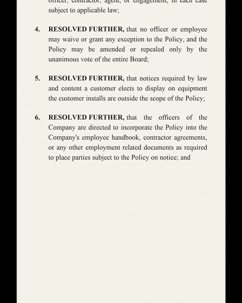 reoindustries's tweet photo. Last week a carmaker pushed a movie ad onto screens of cars their customers had already bought. 

We thought that was an invasion of privacy so we passed a board resolution making it effectively impossible to do at REO. https://t.co/DkjGjNMs9g