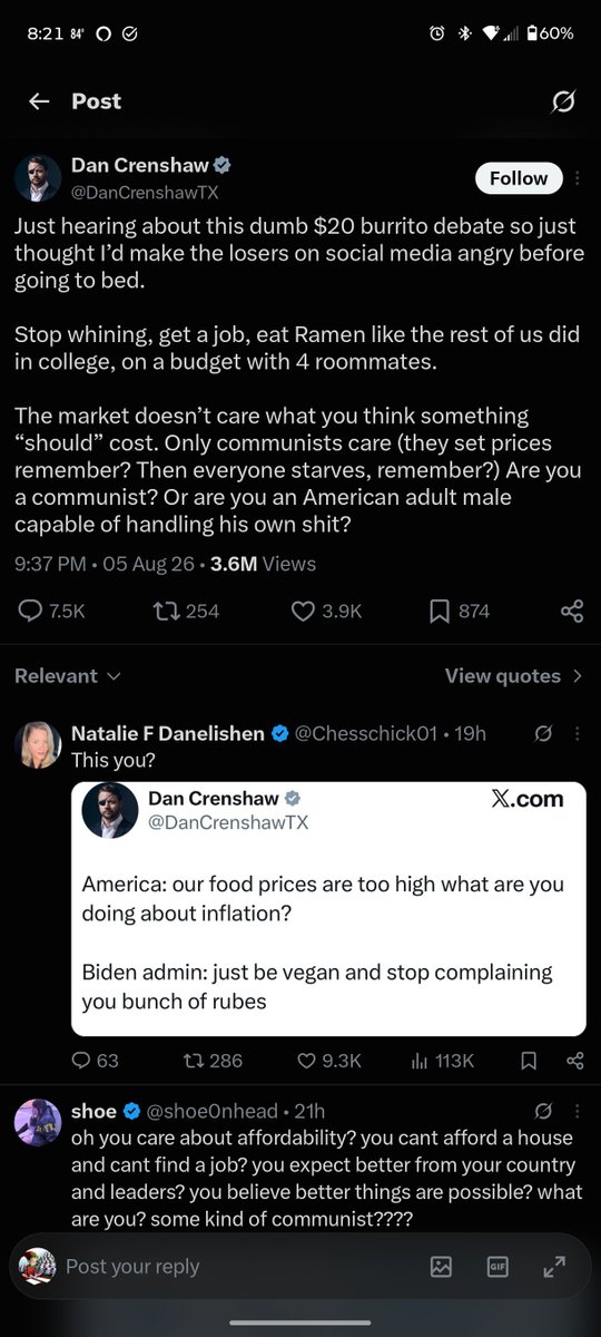 Alpinefridge's tweet photo. @DanCrenshawTX https://t.co/eTZsYfSkN7