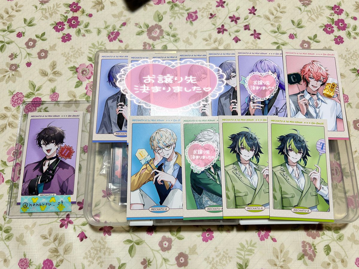 nanarou_09's tweet photo. 【交換】にじさんじ MECHATU-A On-Deck! ランダムフォトカード

譲渡→写真1
求→写真2

＊💛は💜含むお取引希望

お心当たりありましたら引用元のポストまでお声がけ下さい。 https://t.co/c0OB2g5vAK