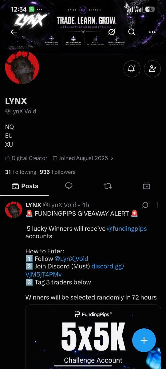 WilliamsAbel11's tweet photo. @LynX_Void @fundingpips https://t.co/NPwTThUIhW