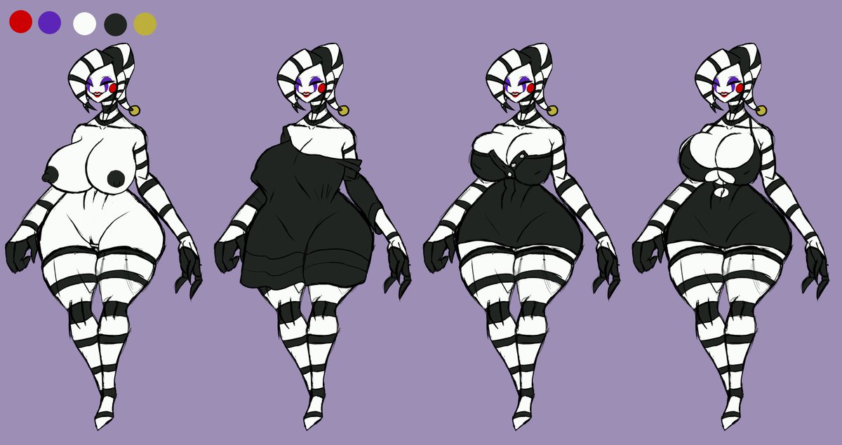 DarkslagG1's tweet photo. Made some dresses for my Puppet.

#fnafpuppet #thepuppet #marionette #fnaffanart #fnaf2 https://t.co/i2GVgjFmfm
