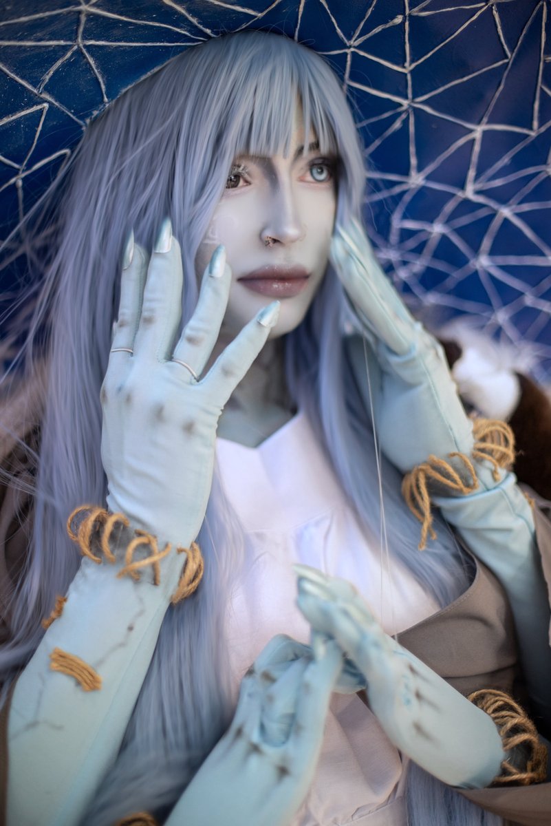 miuchiiie's tweet photo. my ranni cosplay <3 took me so long but it was worth it 🩵 
Elden ring>>>>>> https://t.co/QcWMKtSTYy