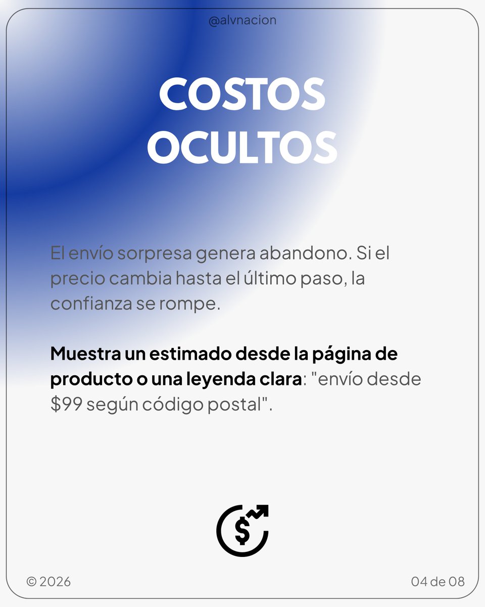 AlvNacion's tweet photo. ¿Tu tienda tiene visitas pero pocas ventas? El problema puede estar en el checkout. Simplifica pago, envío y métodos para aumentar tu conversión. 

Escríbenos https://t.co/Gpca7TYhhE

#alvnación #ecommerce #ventasonline #conversión https://t.co/8eOrpPTLAQ