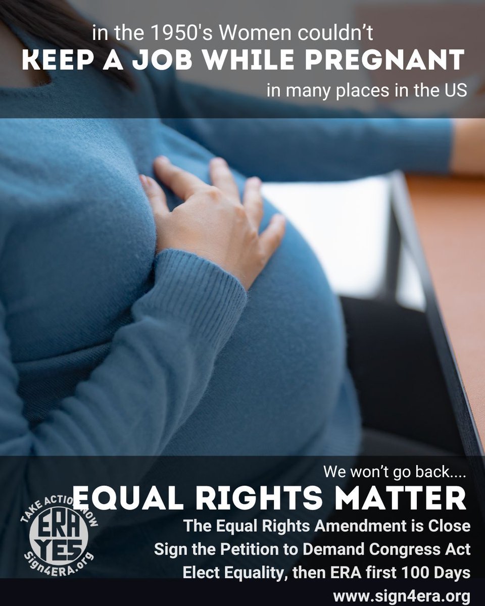 Sign4ERA's tweet photo. WE WON'T GO BACK!
Equal Rights Matter
The Equal Rights Amendment is Close
Sign the Petition to Demand Congress Act
Elect Equality, then demand the ERA first 100 Days
learn more and sign on at https://t.co/AwkTm0QWiF
Let them know We won’t go back..
#Sign4ERA #ERANow #EqualRights https://t.co/8qBqfqQ3el