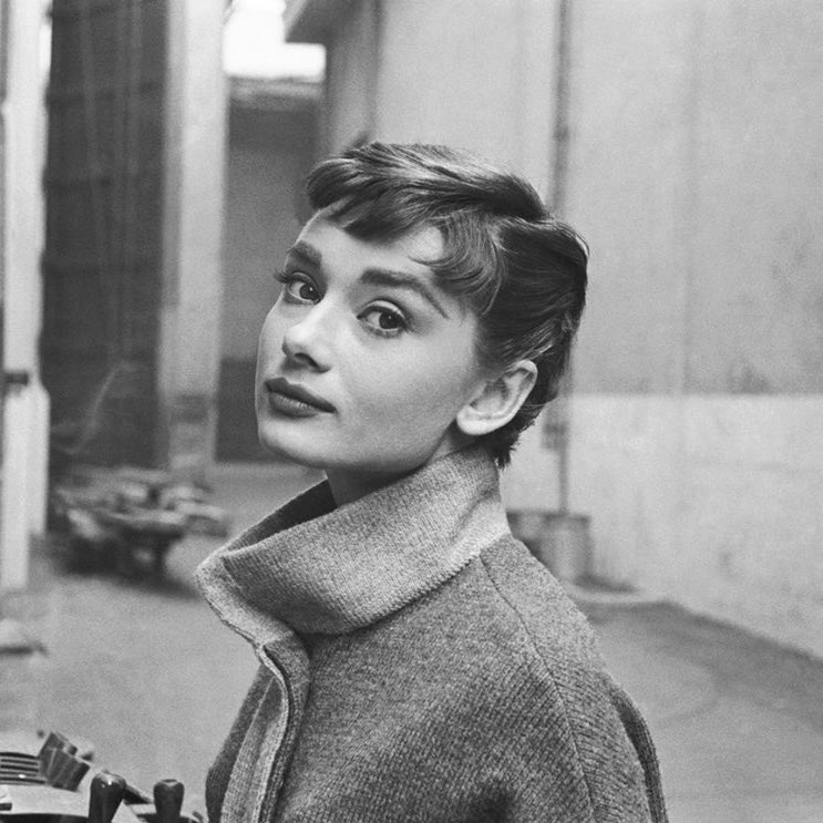 hepburnfiles's tweet photo. audrey hepburn photographed by mark shaw during the production of ‘sabrina’ (1954) https://t.co/rz5BHUfiXI
