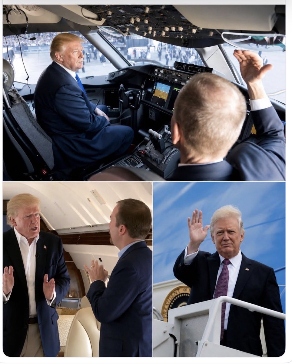 eagameover's tweet photo. 🚨America, a leaked AUDIO has everyone talking after it reportedly captured a private conversation aboard Air Force One. Not because of controversy—but because of something President Trump allegedly said to his pilot that has many people looking at him in a completely different way. When you hear the words, they paint a picture of shared sacrifice that many people weren't expecting.

According to the story, during a recent 12-hour international flight, the cockpit communication system accidentally remained active, recording what was meant to be a private conversation between President Trump and his pilot.

Trump reportedly asked,
“How long have you been flying Air Force One?”

The pilot replied,
“Fifteen years, Mr. President. You’re the fourth President I’ve flown.”

Trump then asked,
“Do you have children?”

“Yes, sir. Three of them—two daughters and one son.”

That’s when Trump reportedly said something that quickly spread across social media:

“I know these long trips keep you away from your family. I know you miss birthdays, school events, and bedtime stories. I understand because I’m missing time with my own 10 grandchildren too. But remember this—you and I are making these sacrifices for them. We’re giving up time with our families so they can grow up in a stronger America. So your children can have a brighter future, and my grandchildren can inherit a nation worth believing in. We’re not just flying today—we’re helping build tomorrow. Thank you for making this sacrifice alongside me.”

The pilot, reportedly emotional, responded,

“Mr. President... thank you for saying that. No one has ever...”

Trump then replied,

“You’re a father before you’re a pilot. Just as I’m a President before I’m a grandfather. Our families will be waiting for us, but today America’s children are counting on all of us.”

For many people, this story reflects the idea that Trump viewed the pilots, crew members, and staff not simply as employees, but as parents and family members making sacrifices together in service of the country. ✈️🇺🇸

👍 Drop a thumbs up and type: WE’RE BUILDING THEIR TOMORROW.

Comment: Pilot and President sacrificing family time together—that’s unity through service.

Share if you believe every family’s sacrifice deserves to be appreciated.

Inspired by President Trump’s known character and values of service and sacrifice.

#fblifestyle #lifestyle #Trump #weather #RecordBreaking