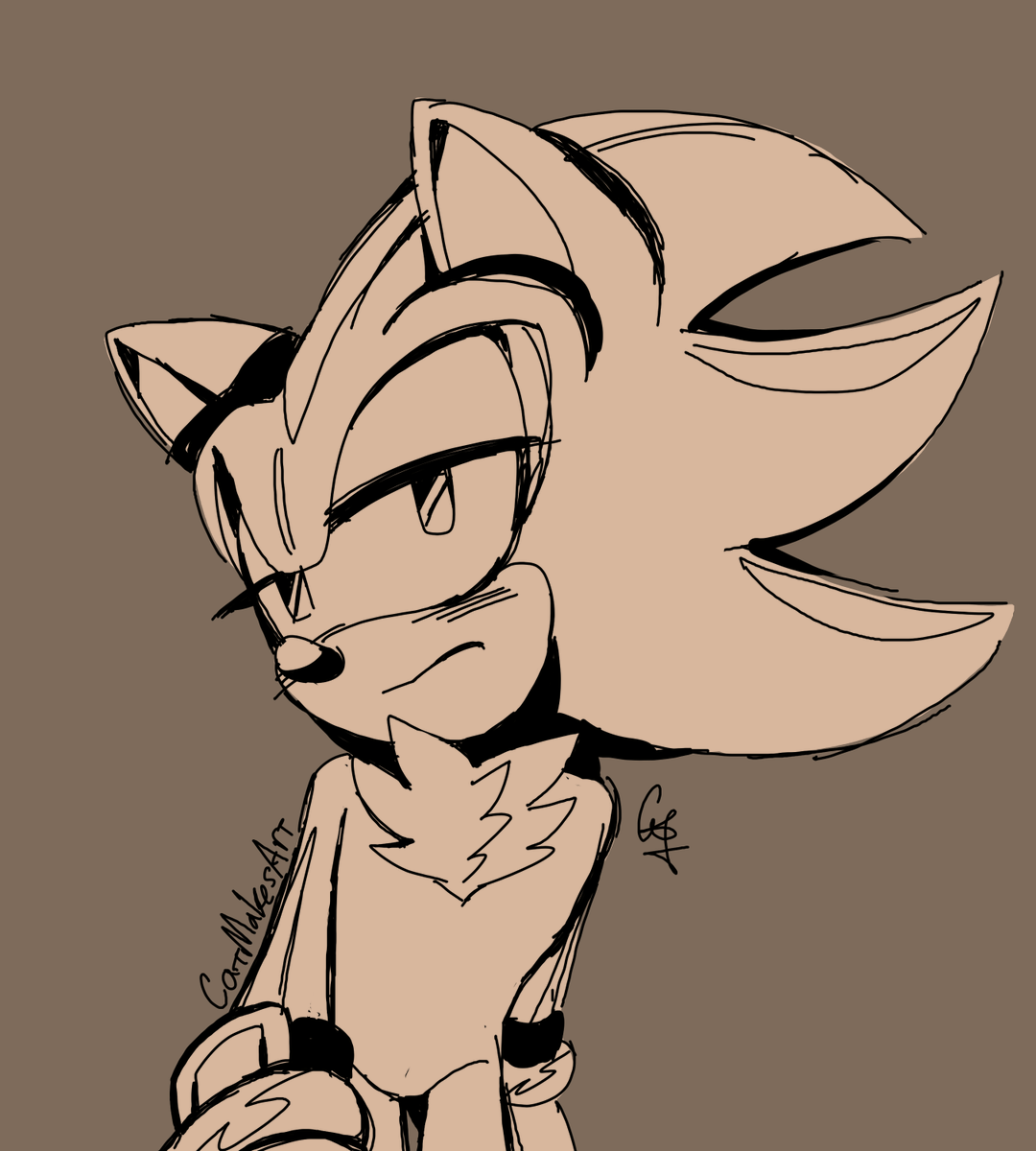 Cat_Makes_Art's tweet photo. boring #sth #SonicTheHedgehog #ShadowTheHedgehog https://t.co/sMYzxdxwP9