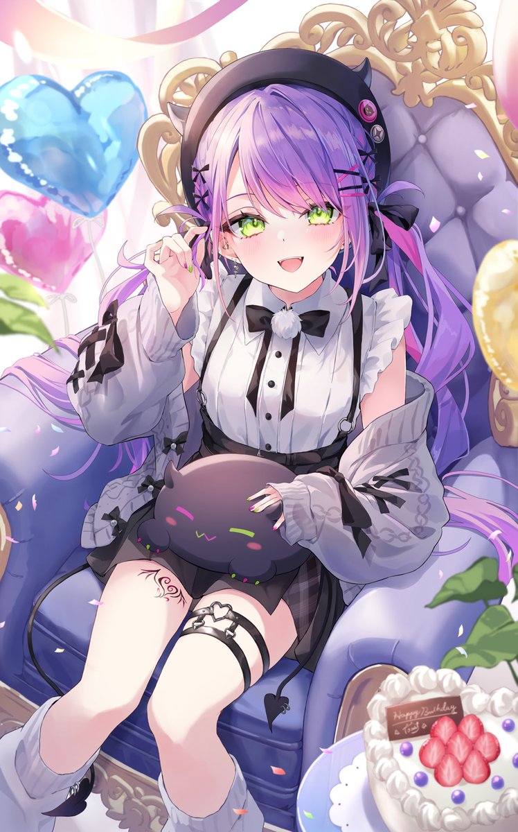 aohasor_'s tweet photo. トワ様お誕生日おめでとうございます…！👾💜
#常闇トワ生誕祭2026 #TOWART https://t.co/OgssIxbSlD