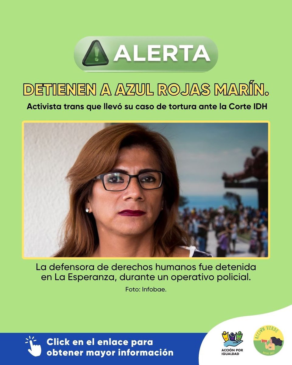 APORI_Peru's tweet photo. 🚨El caso de Azul Rojas Marín vuelve a poner sobre la mesa una preocupación urgente: las garantías que deben existir cuando una persona enfrenta un proceso judicial cuestionado por la ausencia de pruebas suficientes.

Más info en: https://t.co/t2Mv11KksU https://t.co/zfWJ1zslJY