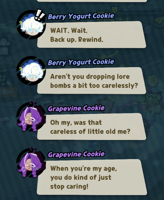 oh_dearvanilla's tweet photo. "No but seriously I love Blueberry yogurt Cookie! The trio in general is really good!!" -> YES!!!!!!!! devsis made the right decision with these three, theyre genuinely SO funny and entertaining https://t.co/RWcahNdGXo https://t.co/Plpvw0BqIi
