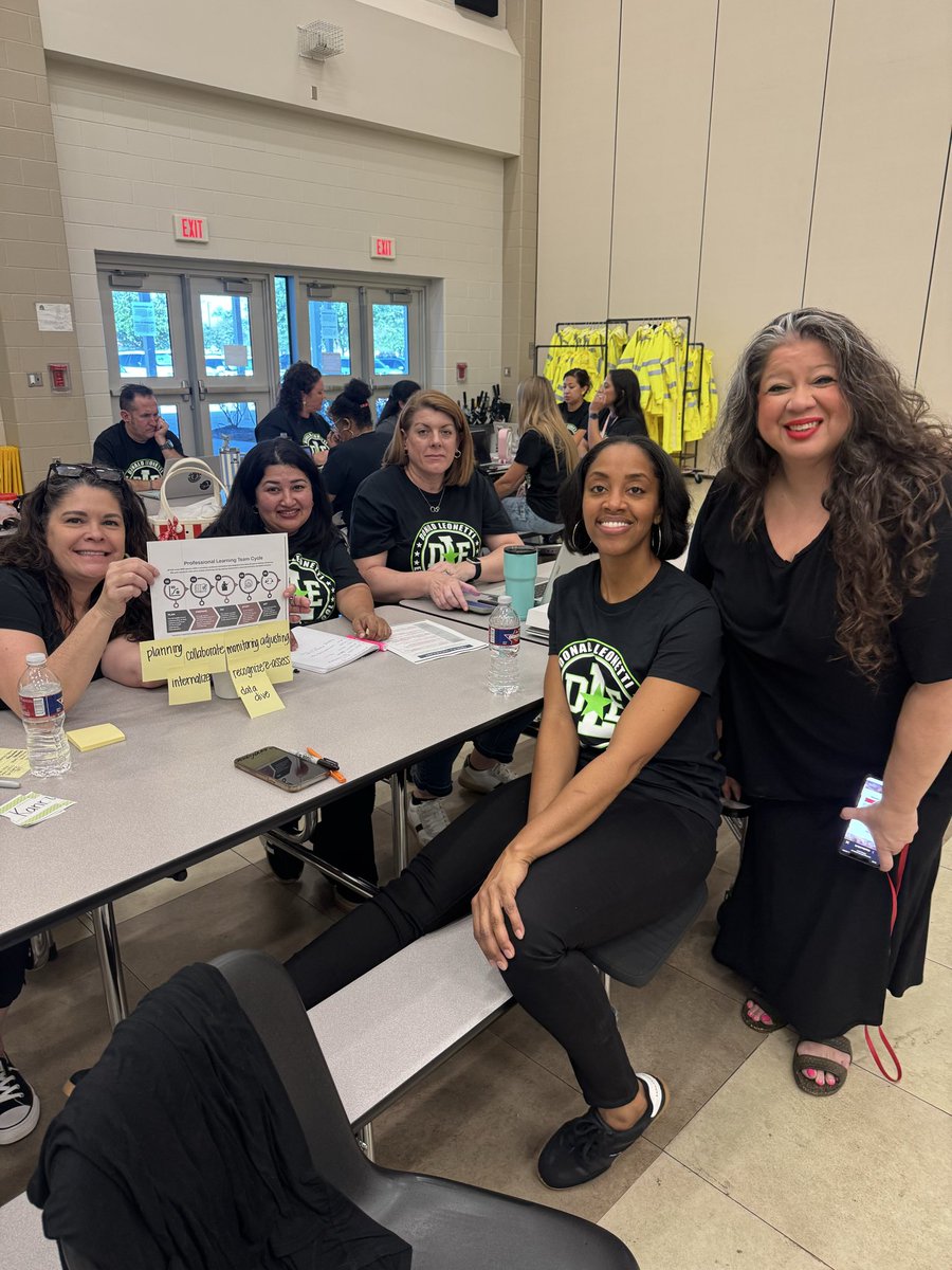 DLE_Lions's tweet photo. This week, our campus came together for powerful professional learning, collaborating on our PLT cycle and strengthening our focus on growth for every student. Proud of the learning, the conversations, and the shared commitment to excellence! @FortBendISDSupt #MakeYourMark https://t.co/FTM8ri2Uki