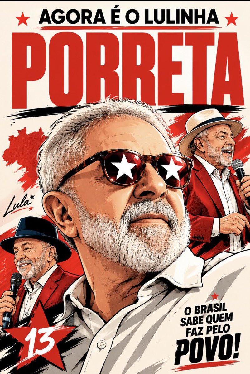 _dilmadebochada's tweet photo. Muito porreta esse presidente Luiz Inácio Lula da silva lutando contra a interferência dos Estados Unidos, Argentina, Israel e os traidores da pátria dos Bolsonaros, Lula defende nossa soberania brasileira e os interesses do povo brasileiro. Conte com meu voto em 2026 🌟🫰🏻 https://t.co/JHyIyJ5K5G
