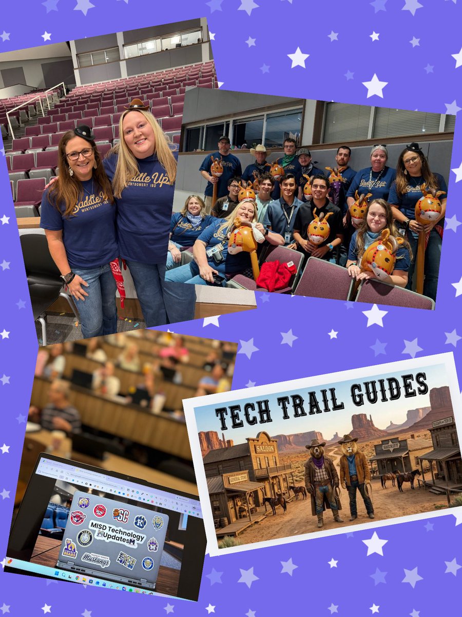 techamys's tweet photo. Great first week back with our teachers and my awesome team! Loved sharing EdTech Updates with my Elementary friends and some fun tips and tricks with my Secondary friends in Tech Trail Guides this week. Tired, happy, and so grateful to do what I love every day! #SaddleUpMISD #MISDInnovates 🤠 💻