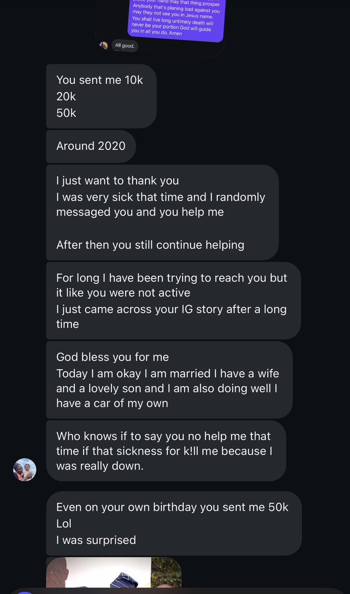 lucasmulainc's tweet photo. I hardly check my instagram messages and I saw this. I was even shocked and he had to remind me.

God is great and I wish this dude the best forever🙏🏿 https://t.co/9ZdAWZeo7F