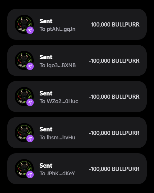 BULLPURR's tweet photo. 🎁 CLAIM 100,000 $BULLPURR

STEP 1: 💜 Like, 🔄 RT PINNED &amp; Follow  

STEP 2: 💬 Drop your $SOL wallet address ⚡ + ♻️

First 500 wallets receive a guaranteed #Airdrop

🌐 Buy the Presale:
https://t.co/qkjplgv7d1 https://t.co/ZSRPo4opPD