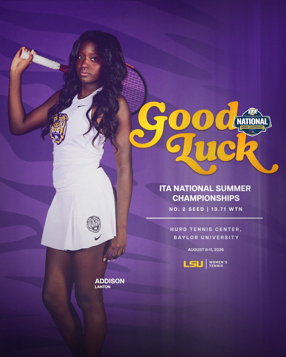 LSUwten's tweet photo. LET’S GEAUX ADDISON ‼️ https://t.co/1ykVP79QcO