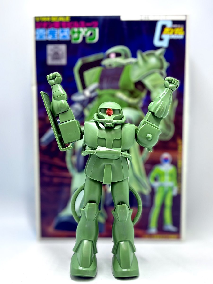 9213kun's tweet photo. #集まれザクの森   #ガンプラ再販
#ガンプラ好きな人と繋がりたい
No.130  ザクⅡ(再販旧キット)
(やっぱり鬼子が言ってもダメなんだな)
「集まるのは3月9日だけじゃないんだよー」 https://t.co/yIeo8a4Fxu
