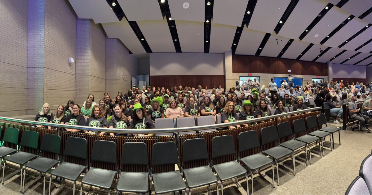 DLE_Lions's tweet photo. What a great way to kick off the school year! Our team had an incredible time at the FBISD Convocation, celebrating the impact educators make every day. We’re energized, inspired, and ready to help every Lion thrive. #MakeYourMark @FortBendISDSupt https://t.co/Yr9TQromln