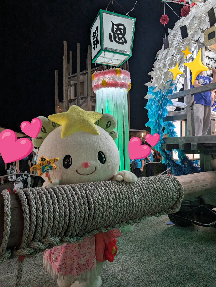 WhippuChan's tweet photo. 地元の七夕祭りで頑張ってるゆめちゃんを見ると感動してならない
また来年陸前高田✨ https://t.co/okDThEizn4