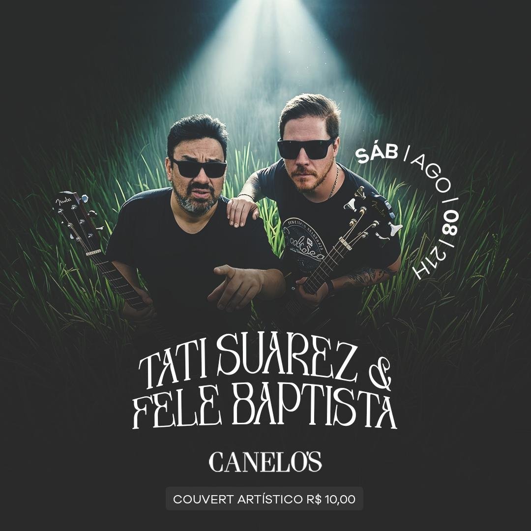 MartinSuarez_82's tweet photo. Este sábado 8, en un mes especial para la música, llevamos nuestro show a #canelosmusic 🎵🔥
Canciones que llegan y recuerdan, un repertorio para disfrutar 🎵🎤🎸
#TatiSuarez & #FeleBaptista 🎵
¡Contamos contigo!
Que no te lo cuenten 😉👌🏻 https://t.co/xHLggxiC9J