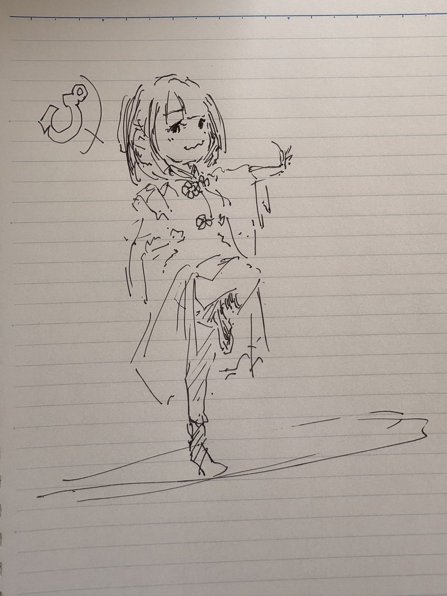 shi__z's tweet photo. ボールペン手描きだと情けないくらいに線がぶれぶれ

情けない

#小久保柚乃
#落書き https://t.co/t85Z3WkynV