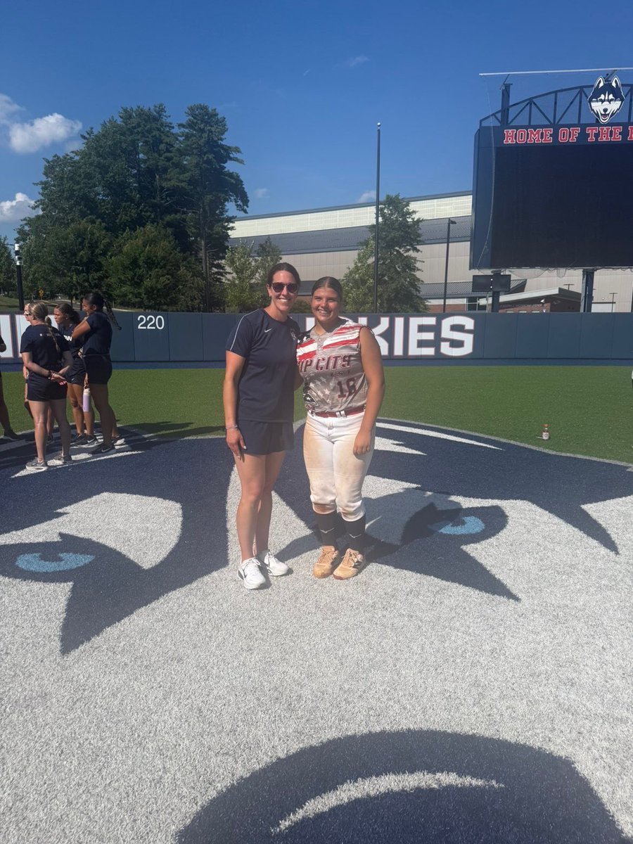 GYebba2030's tweet photo. Thank you to the entire @UConnSoftball coaching staff for a great camp today! I learned a lot, competed against great players, and enjoyed getting to experience the program. Looking forward to continuing to develop and seeing you again in the future! https://t.co/6EKAAtekU6