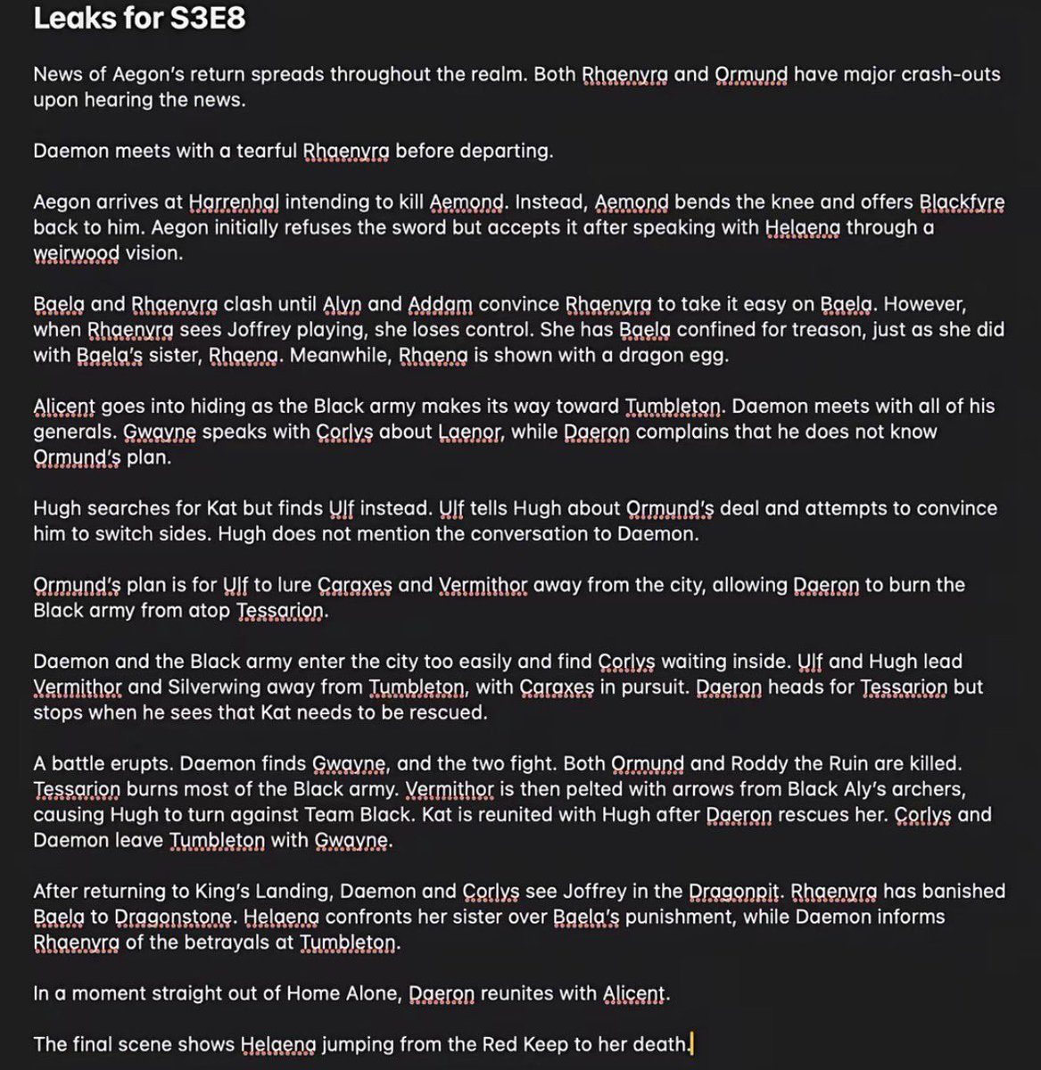 linliesgf's tweet photo. Okay almost all of these are hella questionable except for the fact that might finally see Daeron the daring and the blue queen Tessarion in action👀 https://t.co/mLItoZjCMb
