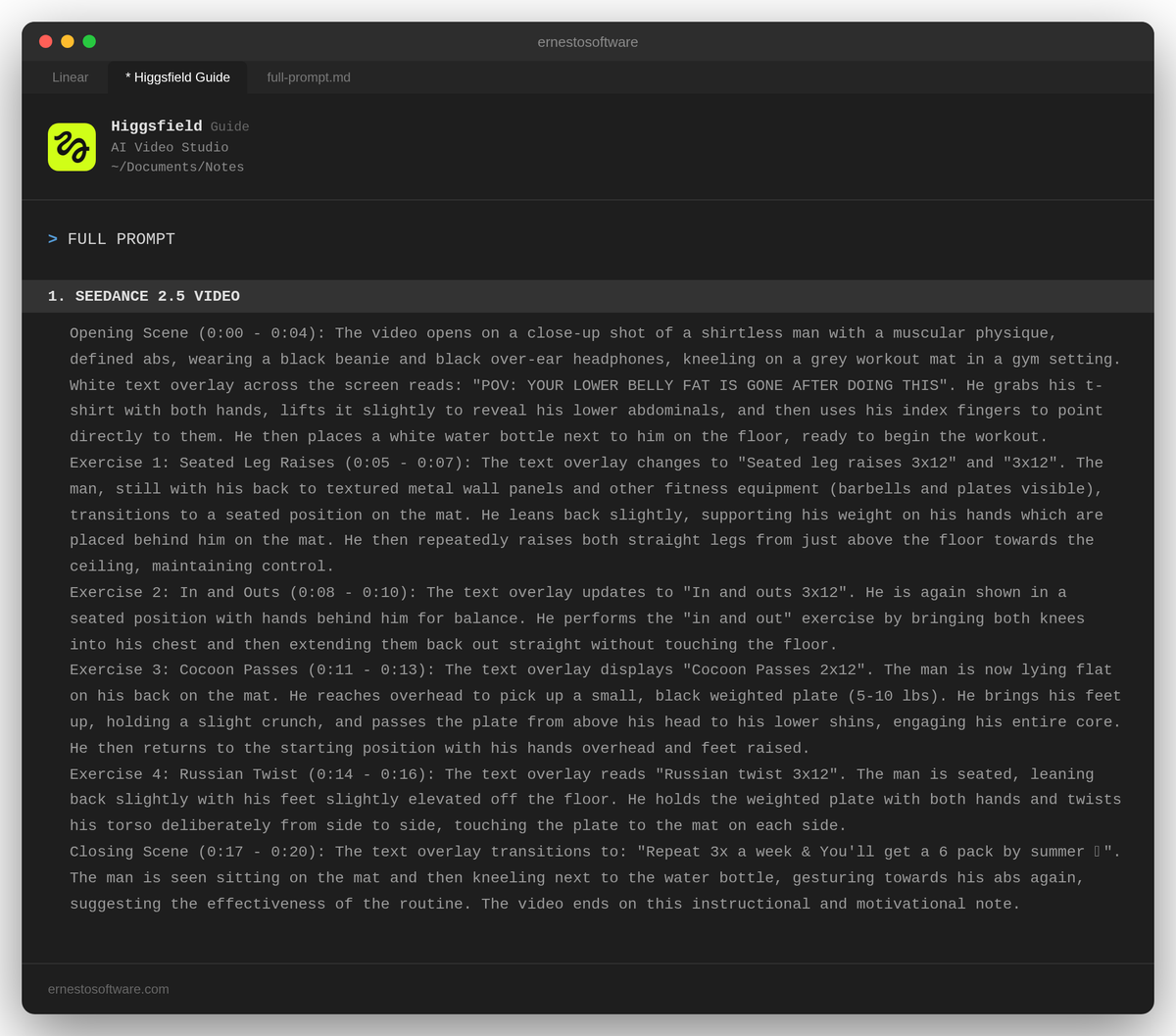 ErnestoSOFTWARE's tweet photo. This is the prompt I used to clone a 
5M view video wiith seedance 2.5 https://t.co/qVgNFUXNeM