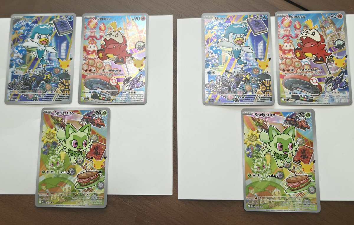 SoKRISPY326's tweet photo. 🧇First Partner Fire 🔥 🧇

82 spots @ $5/spot 😳

Winner takes all in the first pic ‼️

First out &amp; 69th out gets a set of the Gen 9 starters 🥸

RT for a chance at a free spot ♻️

Shipping included in the US 🇺🇸 https://t.co/Qgu1yM8qQs