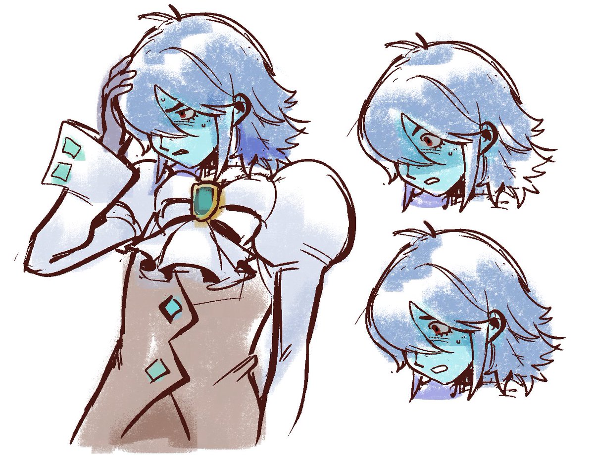 dogboylover's tweet photo. was sketching out ideas if i wanted to do a black psyche-lock version but idk if i'll go with any of these https://t.co/aB64LifOja