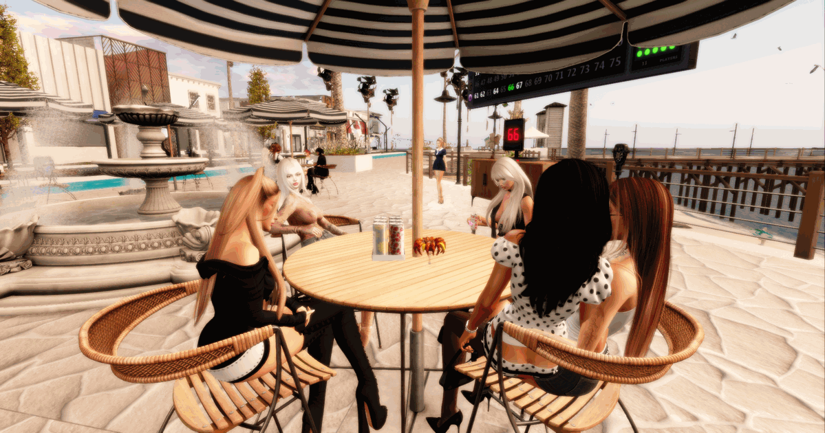 parisargo's tweet photo. bingo with the girls ... will we win the yacht? 💞 #PortofinoDollz https://t.co/cW7swma3YH