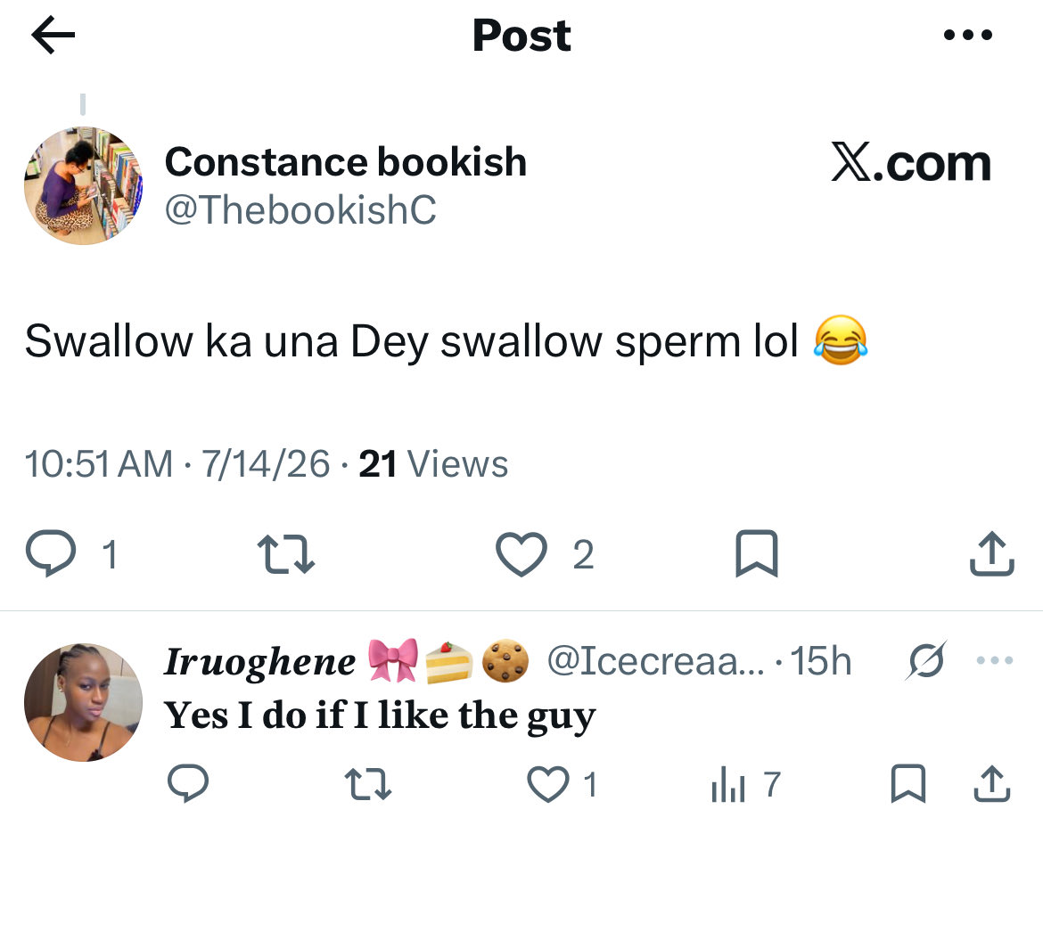 gacltdng's tweet photo. @cookiesxcreamee Please just don’t teach Constance how to drink different men’s sperm. Thanks. https://t.co/hZCJdbOEzY