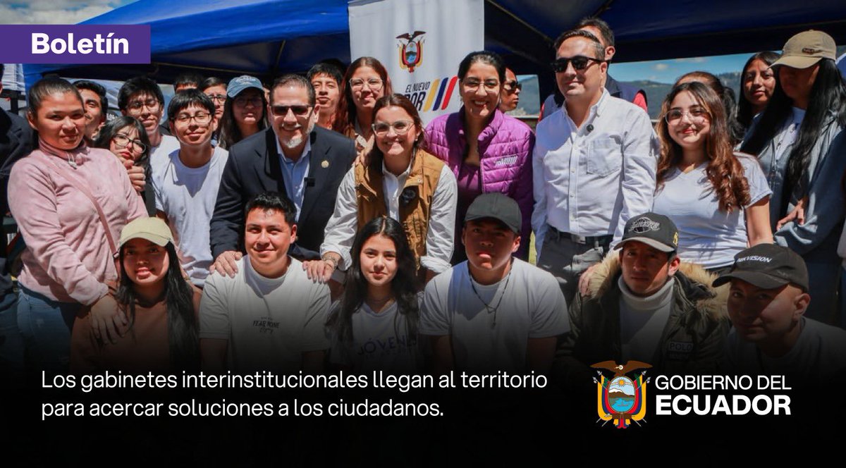 Educacion_Ec's tweet photo. 📰 [BOLETÍN] El presidente de la República, @DanielNoboaOk, impulsa una nueva forma de gobernar: más cercana, más ágil y enfocada en resultados para la ciudadanía.

🔎 Conoce más ➡️ https://t.co/STQwTKdgwl https://t.co/KjvlauOoUi