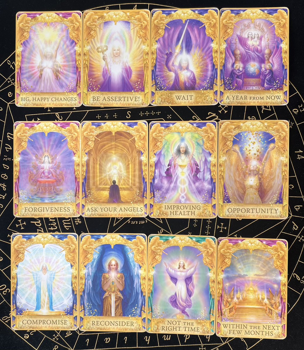 Heavenlymonaco's tweet photo. 8月8日 の12星座別カード占い！
質問を一つ思い浮かべてから見てみてね！

マヤ暦では、「頭で戦略を練ってから動く」のが良い6日間！

カード上段　左から右→へ

牡羊座 : 大きな嬉しい変化。

牡牛座 : 主張しなさい！

双子座 : 待ちなさい。

蟹座 : 今から1年後。

カード中段　左から右→へ

獅子座 : 許しなさい。

乙女座 : あなたを守護してくれている者たちに聞きなさい。

天秤座 : 心身の健康の増進。

蠍座 : 良い機会です。

カード下段　左から右→へ

射手座 : 妥協しなさい。

山羊座 : 考え直しなさい。

水瓶座 : その時ではありません。

魚座 : 数ヶ月以内。

今日の占いはいかがでしたか？
「いいね」「コメント」「リポスト」、できればフォローも、よろしくお願い致します🙏✨