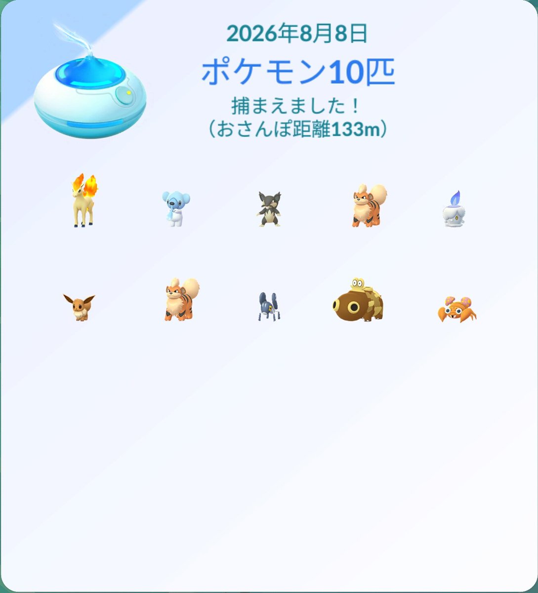 numakats555's tweet photo. #ポケモンGO
#おさんぽおこう
本日のおさんぽ結果
1474日目(1475回目)
GOPlus+任せです https://t.co/QzXjrL31pw
