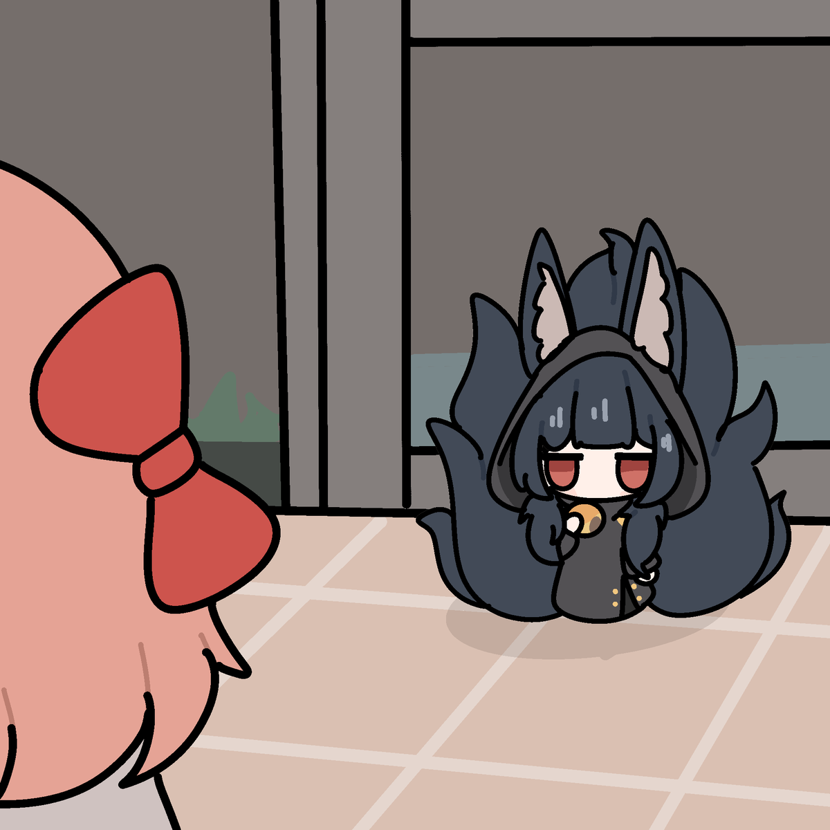 Nepnepping's tweet photo. She is all tails(?
#zzzeroo #ZenlessZoneZero https://t.co/dF896aWQEo